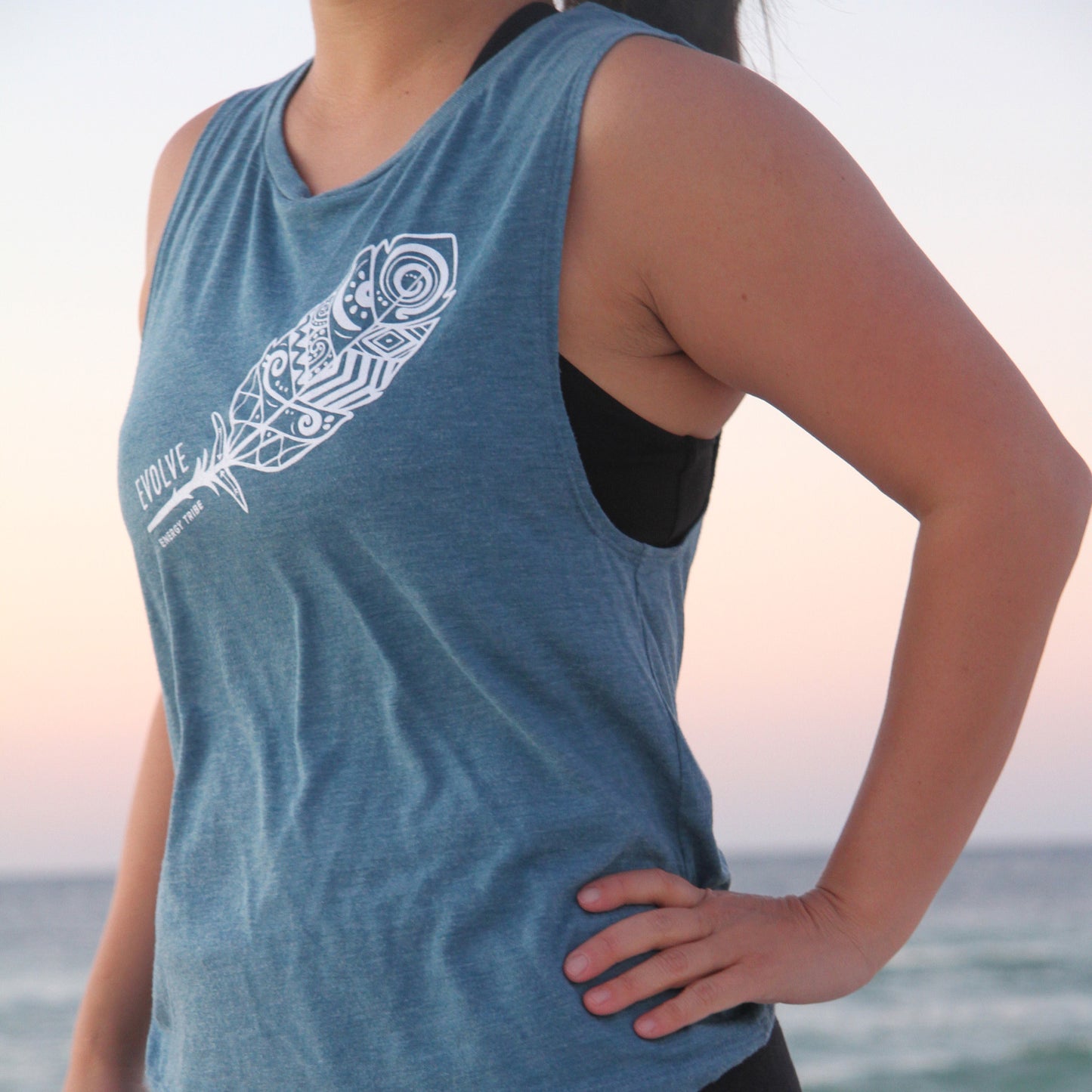 Tribe Feather Tank Top